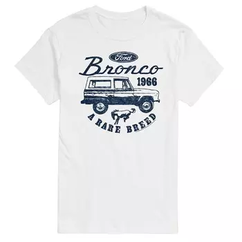 Футболка с графическим рисунком Big & Tall Ford Vintage Bronco Rare Breed Licensed Character, белый