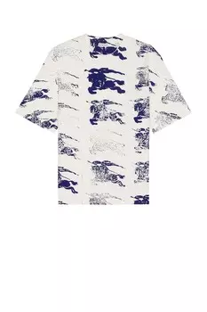 Футболка с графическим рисунком Burberry, цвет Rain