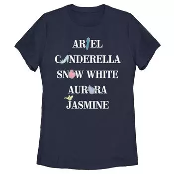 Футболка с графическим рисунком Disney Princess Junior's Icons для детей Licensed Character