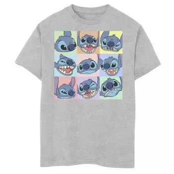 Футболка с графическим рисунком Disney's Lilo & Stitch Boys 8–20 «Многоликая Стич» Licensed Character