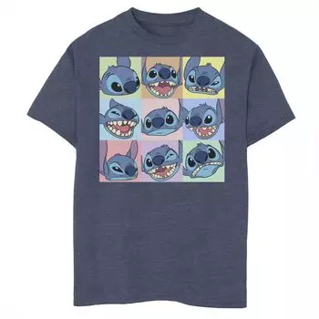 Футболка с графическим рисунком Disney's Lilo & Stitch Boys 8–20 «Многоликая Стич» Licensed Character
