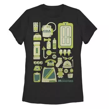 Футболка с графическим рисунком Disney's Monsters, Inc. для юниоров Icons Licensed Character