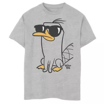Футболка с графическим рисунком Disney's Phineas & Ferb для мальчиков 8–20 Cool Perry Shades Disney