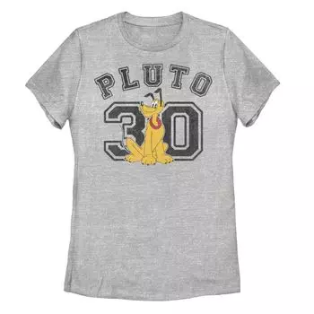 Футболка с графическим рисунком Disney's Pluto Varsity #30 для юниоров Licensed Character
