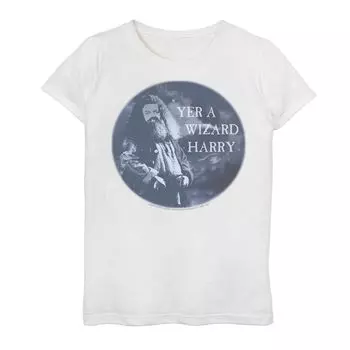 Футболка с графическим рисунком для девочек 7–16 лет «Гарри Поттер Хагрид Йер Волшебник Гарри» Harry Potter