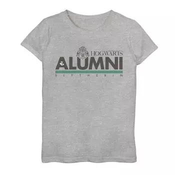 Футболка с графическим рисунком для девочек 7–16 лет, выпускников Гарри Поттера, Слизерин Harry Potter
