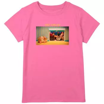 Футболка с графическим рисунком для девочек 8–20 лет Pui Pui Molcar Just Chillin' Surprise Party Licensed Character