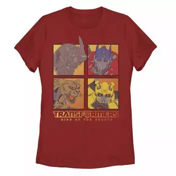Футболка с графическим рисунком для групповых коробок Transformers Rise of the Beasts для юниоров Licensed Character