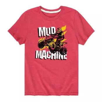 Футболка с графическим рисунком для квадроцикла Mud Machine для мальчиков 8–20 лет Licensed Character