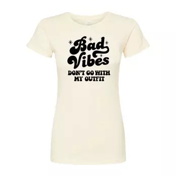 Футболка с графическим рисунком для юниоров «Bad Vibes не сочетается с моим нарядом» Licensed Character