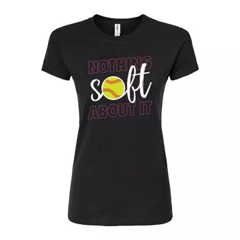 Футболка с графическим рисунком для юниоров Nothing Soft About It Licensed Character, черный