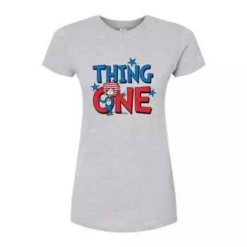 Футболка с графическим рисунком Dr. Seuss Thing One для юниоров Licensed Character, серый