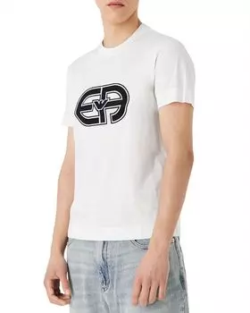 Футболка с графическим рисунком Emporio Armani, цвет White