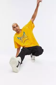 Футболка с графическим рисунком Gradient Tapout Forever 21, желтый
