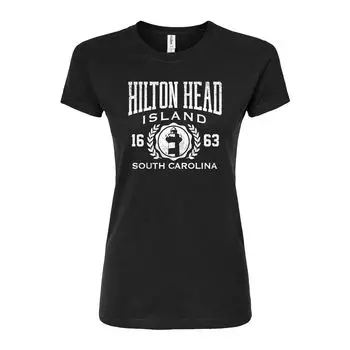 Футболка с графическим рисунком Hilton Head Island для юниоров Licensed Character, черный
