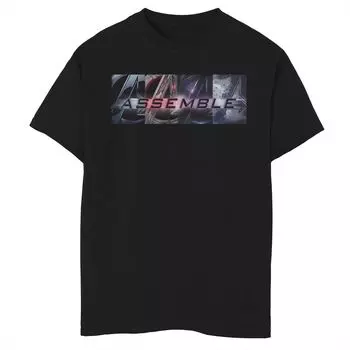 Футболка с графическим рисунком и логотипом Marvel Avengers: Endgame для мальчиков 8–20 лет Marvel