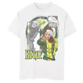 Футболка с графическим рисунком и логотипом Marvel X-Men Rogue для мальчиков 8–20 лет Licensed Character