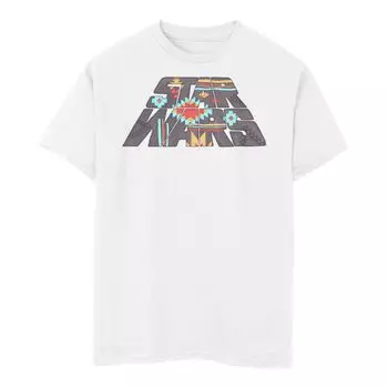 Футболка с графическим рисунком и логотипом «Звездные войны» для мальчиков 8–20 лет Star Wars