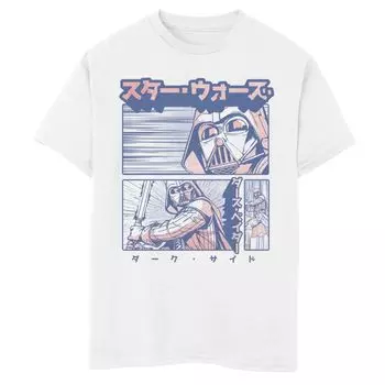 Футболка с графическим рисунком и портретными панелями в стиле аниме «Звездные войны Дарт Вейдер» для мальчиков 8–20 лет Star Wars