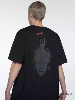 Футболка с графическим рисунком kaws + warhol ut Uniqlo, черный