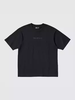 Футболка с графическим рисунком kenshi yonezu ut final fantasy Uniqlo, черный