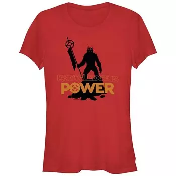 Футболка с графическим рисунком «Kingdom Of The Planet Of The Apes» для юниоров Knowledge Is Power Licensed Character, красный