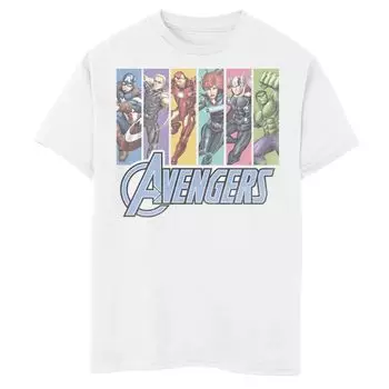Футболка с графическим рисунком «Marvel Avengers Unite» для мальчиков 8–20 лет Marvel