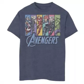 Футболка с графическим рисунком «Marvel Avengers Unite» для мальчиков 8–20 лет Marvel