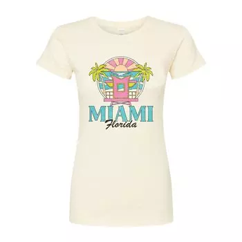 Футболка с графическим рисунком Miami Florida для юниоров Licensed Character