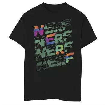 Футболка с графическим рисунком Nerf Glitch для мальчиков 8–20 лет Licensed Character