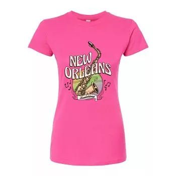 Футболка с графическим рисунком New Orleans для юниоров Licensed Character, розовый