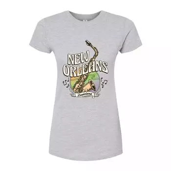 Футболка с графическим рисунком New Orleans для юниоров Licensed Character, серый