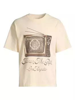 Футболка с графическим рисунком «Ода внутреннему городу» для домашнего телевидения Honor The Gift, цвет bone