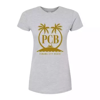 Футболка с графическим рисунком Panama City Beach для юниоров Licensed Character, серый