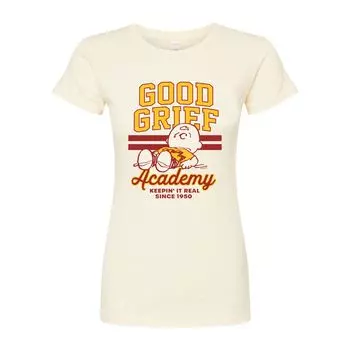 Футболка с графическим рисунком Peanuts Charlie Brown & Snoopy Good Grief Academy для юниоров Licensed Character