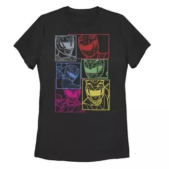 Футболка с графическим рисунком Power Rangers Group Shot для юниоров Licensed Character