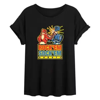Футболка с графическим рисунком Rock 'Em Sock 'Em Robots для юниоров Licensed Character