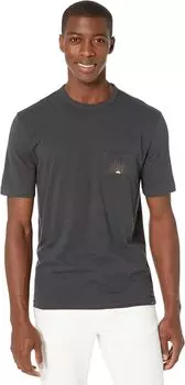 Футболка с графическим рисунком «Солнечные лучи» Faherty, цвет Washed Black