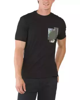Футболка с графическим рисунком спереди Armani Exchange, черный