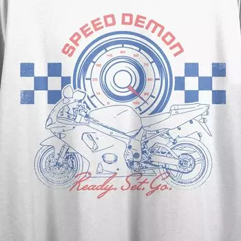Футболка с графическим рисунком Sportsbike Race Speed для юниоров