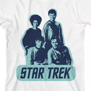 Футболка с графическим рисунком Star Trek TOS для мальчиков 8–20 лет Licensed Character