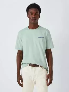 Футболка с графическим рисунком свободного покроя barbour perham Barbour, цвет Pale Apple