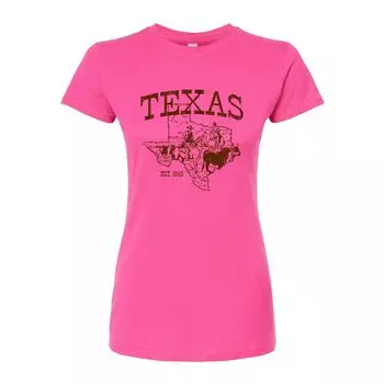 Футболка с графическим рисунком Texas для юниоров Licensed Character, розовый