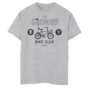 Футболка с графическим рисунком The Goonies Bike Club Never Say Die для мальчиков 8–20 лет Licensed Character