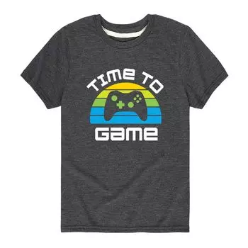 Футболка с графическим рисунком Time To Game для мальчиков 8–20 лет Licensed Character