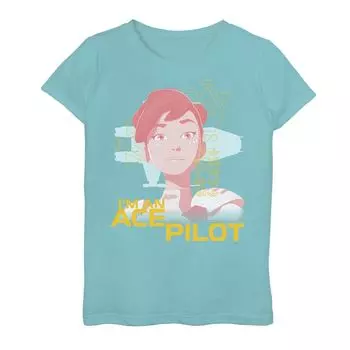 Футболка с графическим рисунком «Торра» для девочек 7–16 лет «Звездные войны: Сопротивление» Star Wars