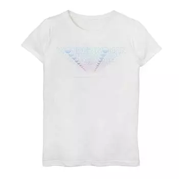 Футболка с графическим рисунком в стиле ретро для девочек 7–16 лет из комиксов DC Comics «Чудо-женщина» DC Comics