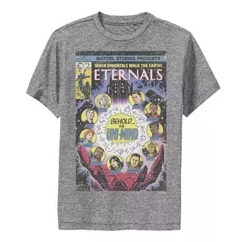 Футболка с графическим рисунком в стиле ретро «Marvel Eternals Immortals Walk The Earth» для мальчиков 8–20 лет Licensed Character