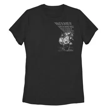 Футболка с графическим рисунком «What’s Done In Love» для юниоров в области современного искусства