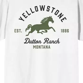 Футболка с графическим рисунком Yellowstone Dutton Ranch для юниоров Licensed Character
